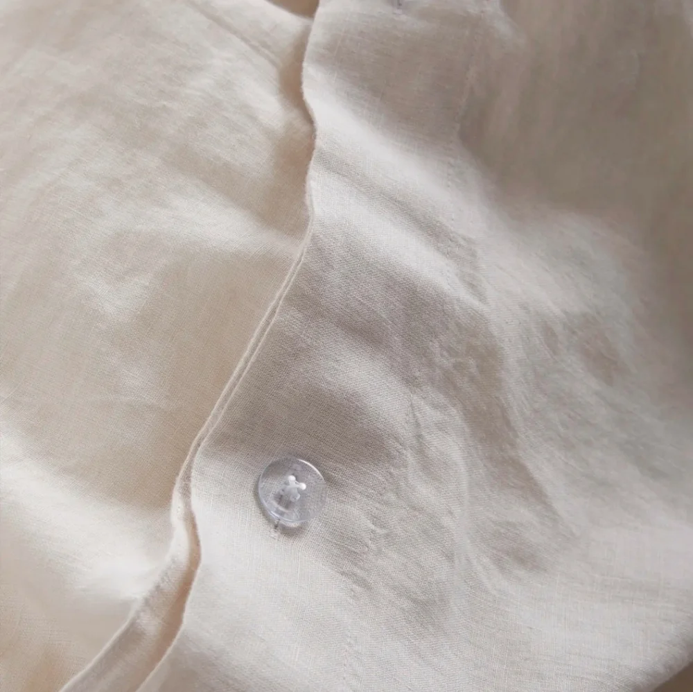 NWOT! Quince European Linen Sand Duvet Cover & Shams! Sz. Full/ Queen! (656)